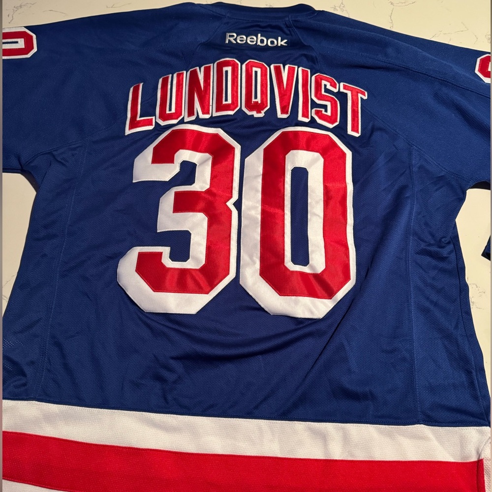 Henrik Lundqvist New York Rangers Authentic Jersey